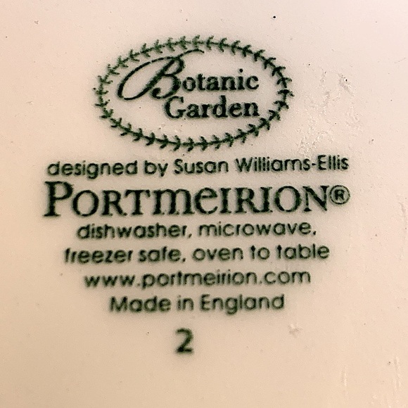 BOTANIC GARDEN BY PORTMEIRION RHODODENDRON CEREAL OATMEAL BOWL NEW - Picture 7 of 7